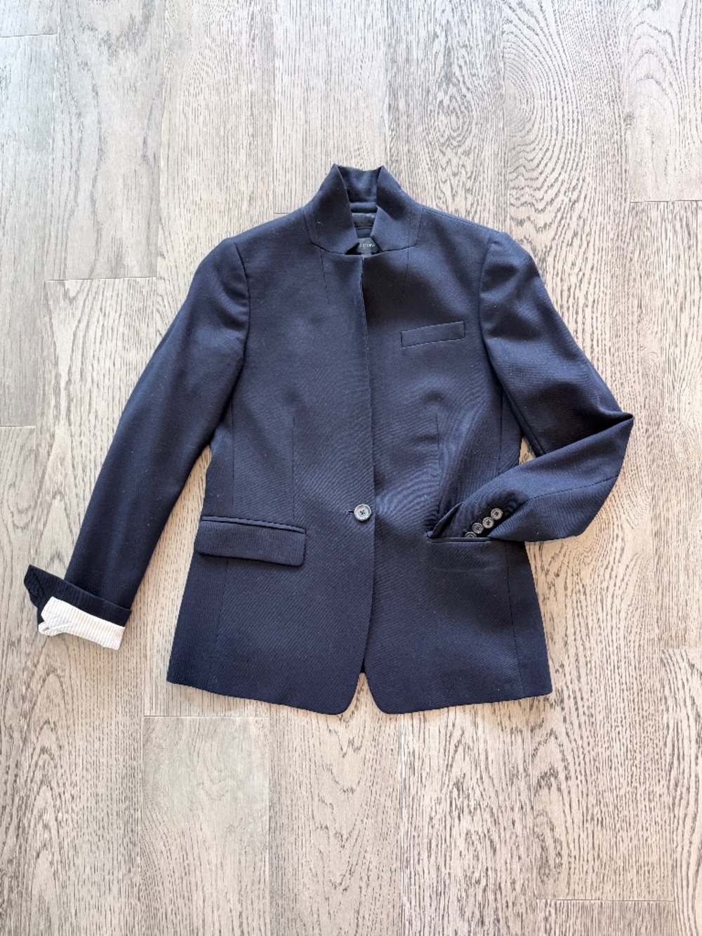 J.Crew Wool Blend Navy Blazer - Size 4